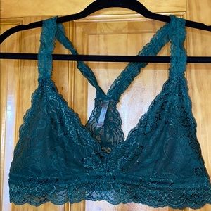 Green Lace Bralette